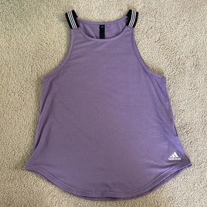 Purple Adidas Tank Top